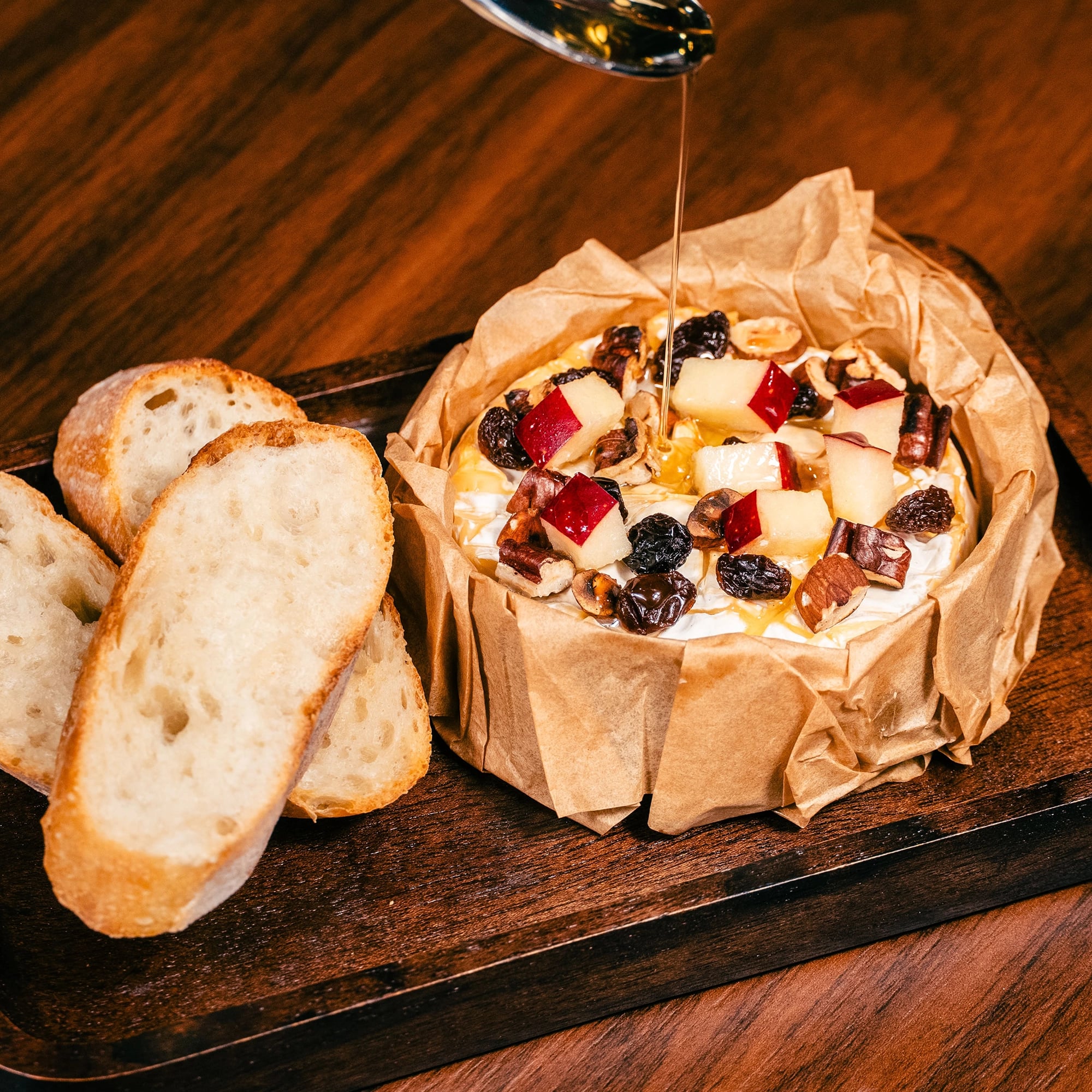 Baked Camembert with Nuts & Berries