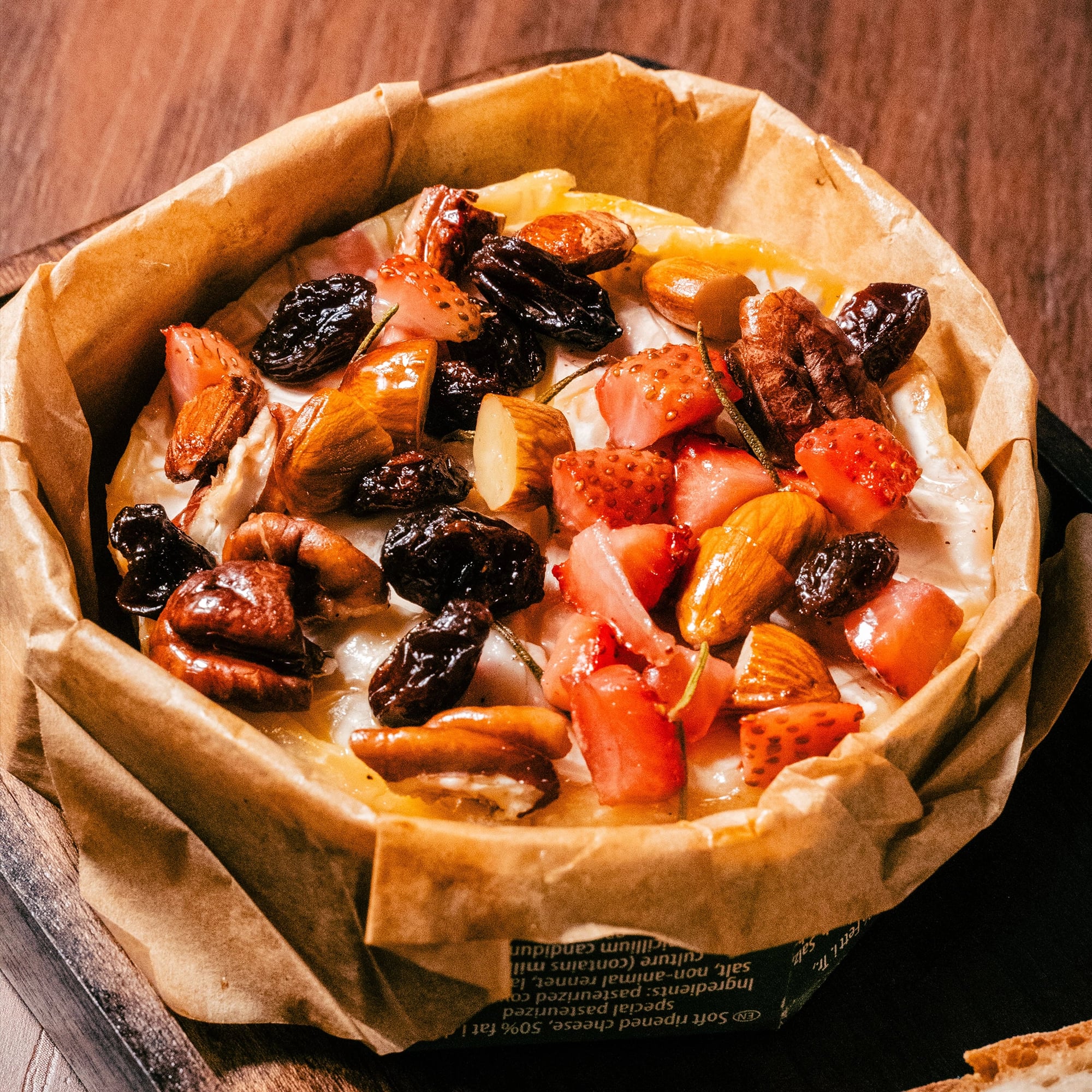 Baked Camembert with Nuts & Berries