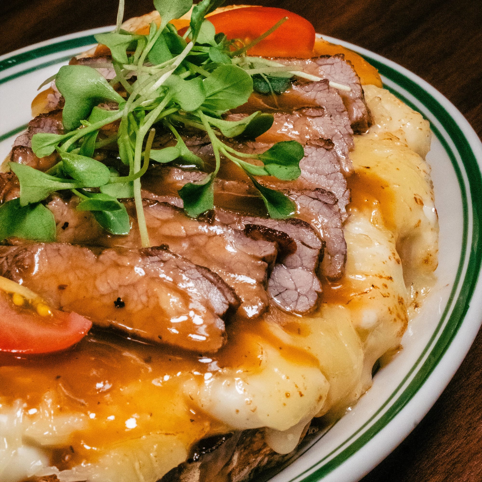Croque Flank Steak