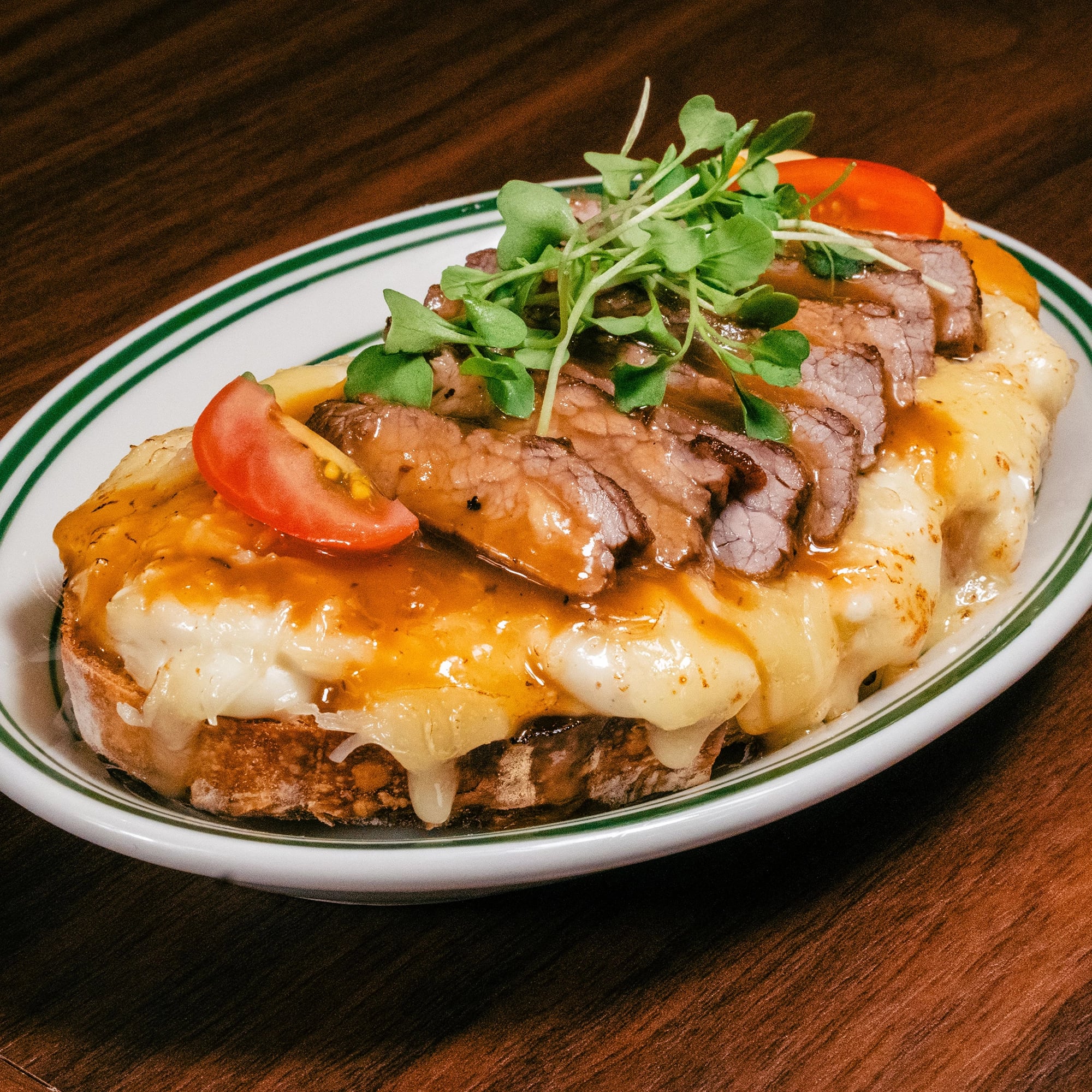 Croque Flank Steak