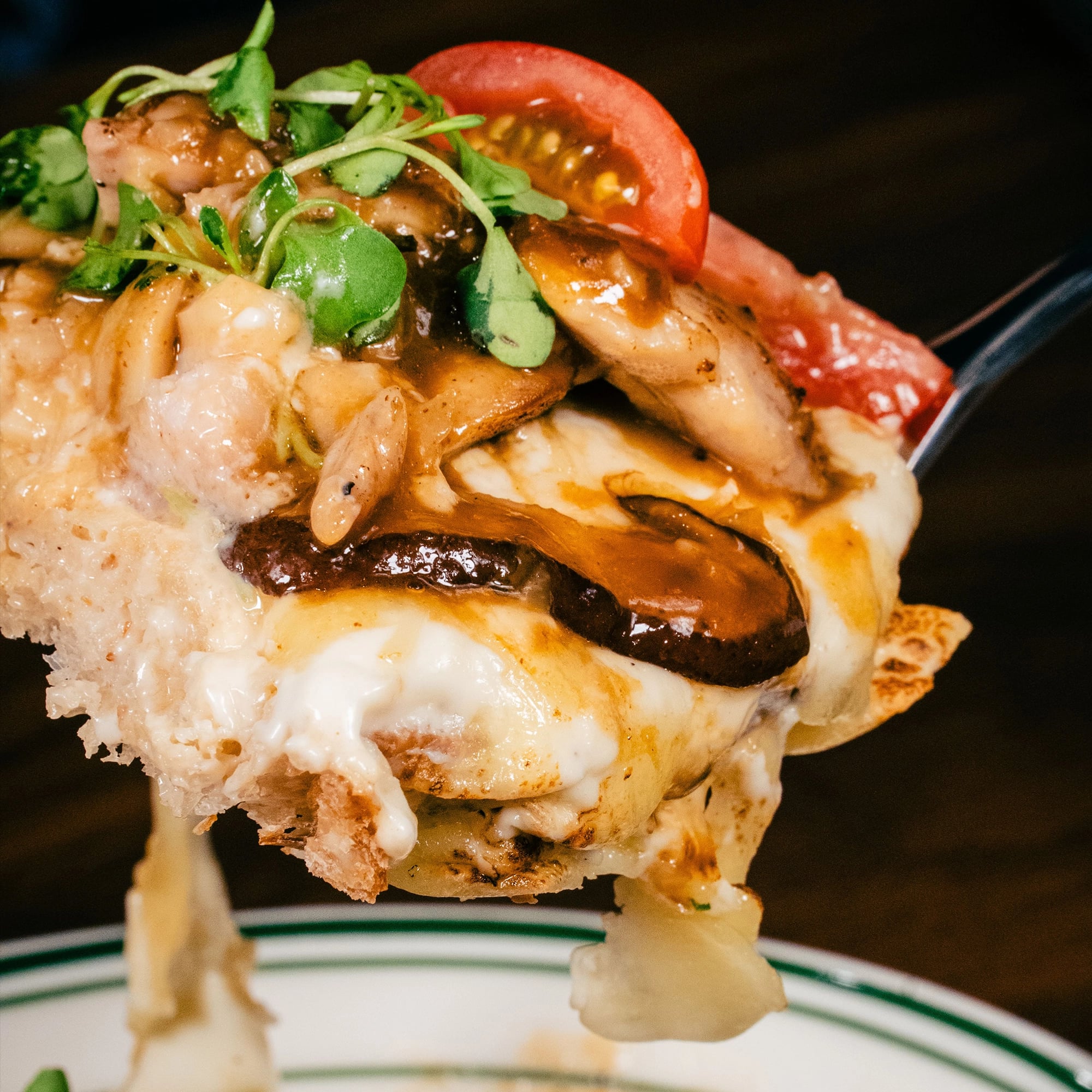 Mac Mat Chicken Confit Croque