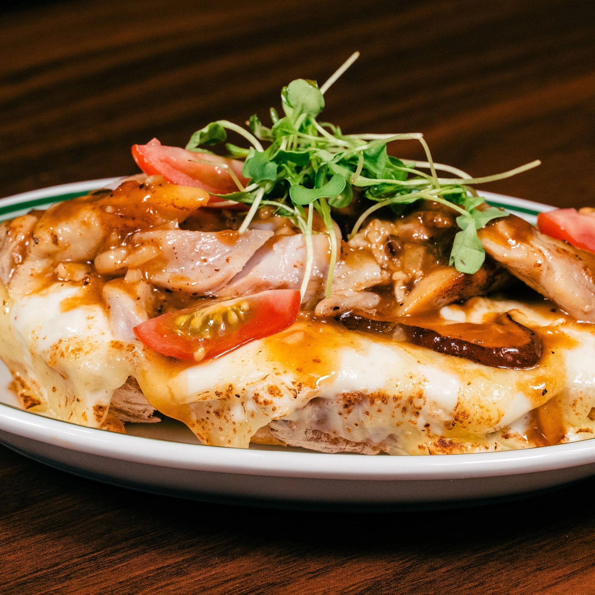 Mac Mat Chicken Confit Croque
