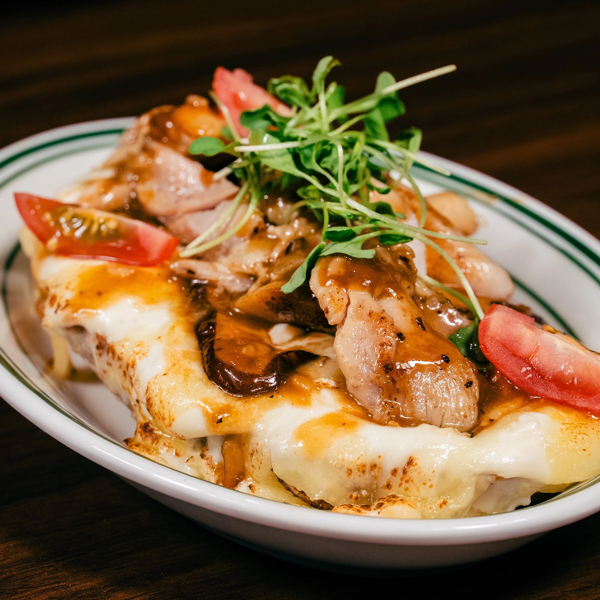 Mac Mat Chicken Confit Croque