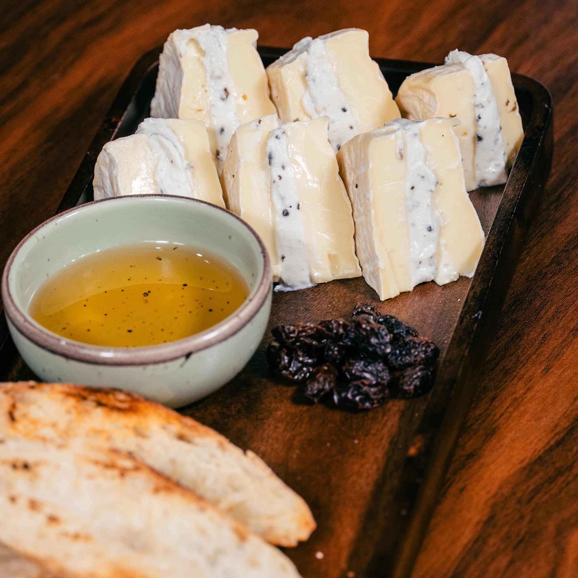 Truffle & Mascarpone Stuffed Brie